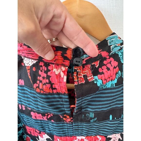 Bel Kazan Floral Printed Blouse Size Medium - Picture 5 of 9